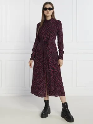 Pinko Sukienka z paskiem Asesente