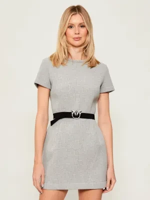Pinko Sukienka z paskiem FIMENA | z dodatkiem wełny