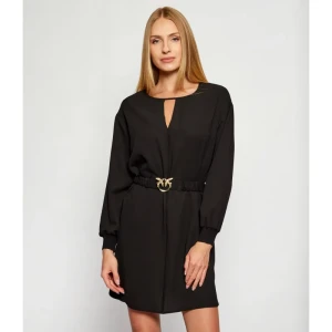 Pinko Sukienka z paskiem | z dodatkiem wełny