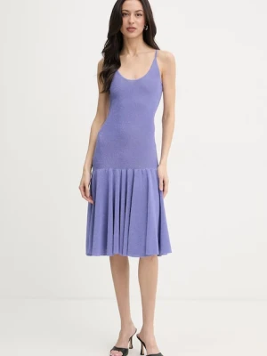 Pinko sukienka z wiskozą