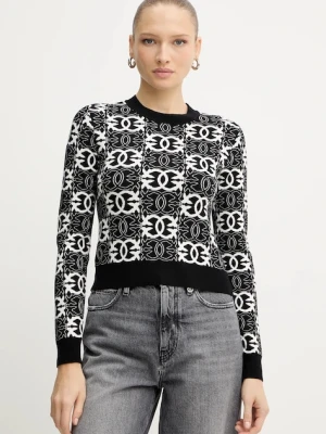 Pinko sweter damski kolor czarny lekki 106041 A2YD