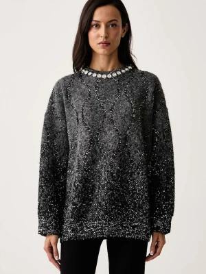 Pinko sweter damski szary