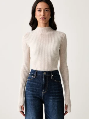 Pinko sweter damski wełniany beżowy