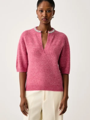 Pinko sweter damski z wełną