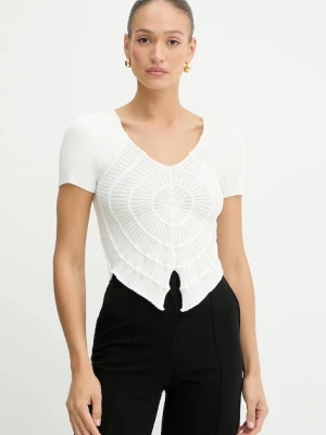 Pinko sweter damskie kolor beżowy lekki 104625 A2E6
