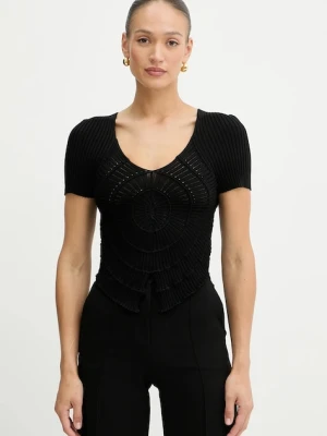 Pinko sweter damskie kolor czarny lekki 104625 A2E6