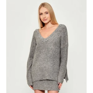 Pinko Sweter DANCING QUEEN | Oversize fit | z dodatkiem wełny