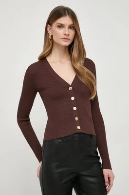 Pinko sweter jedwabny kolor brązowy lekki 102018.A1KW