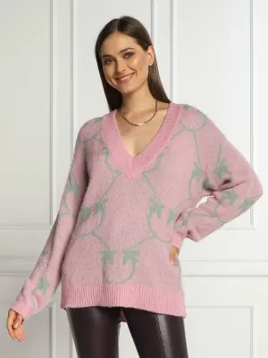 Pinko Sweter MARISOL | Loose fit | z dodatkiem wełny