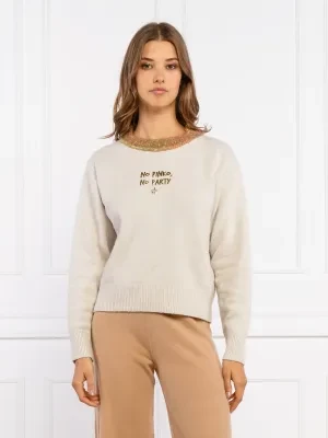 Pinko Sweter MOSCATO | Regular Fit | z dodatkiem wełny