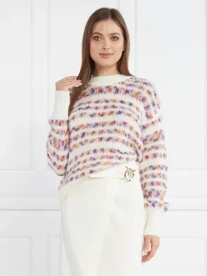 Pinko Sweter | Regular Fit | z dodatkiem wełny
