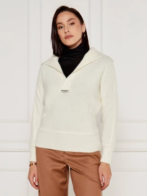Pinko Sweter SNOWSHOE | Regular Fit | z dodatkiem wełny