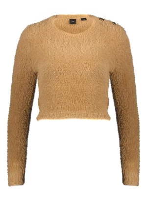 Pinko Sweter w kolorze karmelowym rozmiar: XS