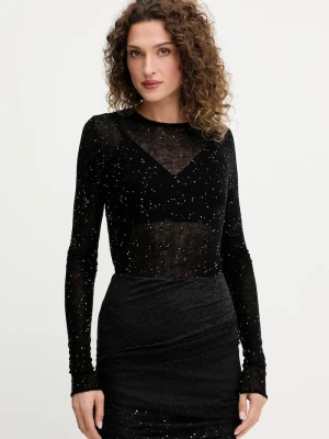 Pinko sweter damski z wełną czarny