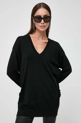 Pinko sweter wełniany damski kolor czarny lekki 101993.A189