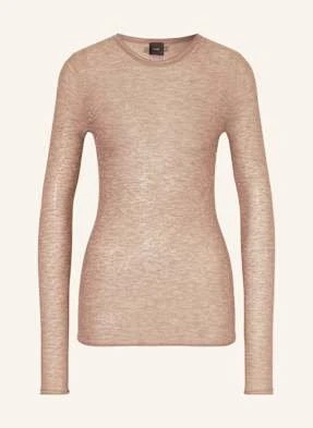 Pinko Sweter Z Cekinami beige