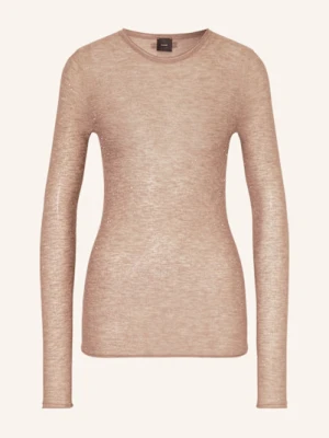 Pinko Sweter Z Cekinami beige