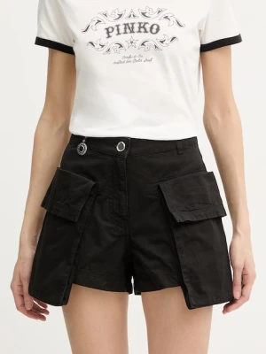Pinko szorty cargo damskie bawełniane