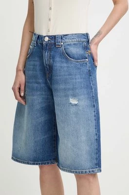 Pinko szorty jeansowe damskie kolor niebieski high waist 103581 A1X6