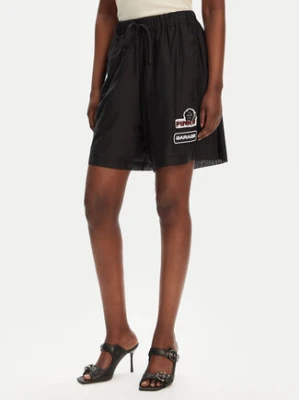 PINKO Szorty materiałowe Lewis 105243 A2M7 Czarny Regular Fit