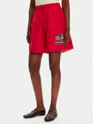 PINKO Szorty materiałowe Lewis 105243 A2M7 Czerwony Regular Fit