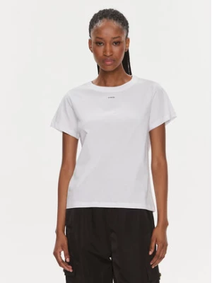 Pinko T-Shirt 100373 A1N8 Biały Regular Fit