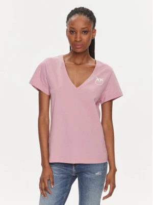 Pinko T-Shirt 102950 A1N8 Różowy Regular Fit