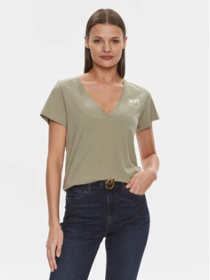 Pinko T-Shirt 102950 A1N8 Zielony Regular Fit