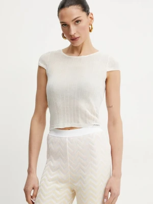 Pinko t-shirt beżowy