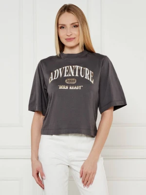 Pinko T-shirt Adventure | Loose fit szary