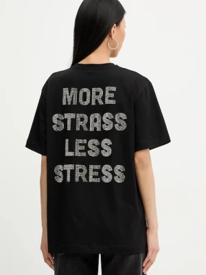 Pinko t-shirt bawełniany czarny