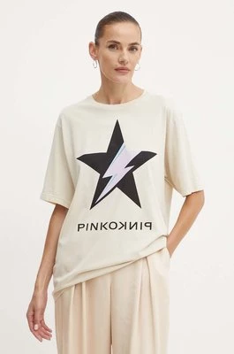 Pinko t-shirt bawełniany damski 101704 A292