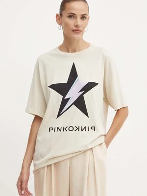 Pinko t-shirt bawełniany damski 101704 A292