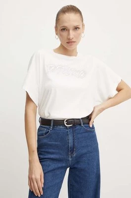 Pinko t-shirt bawełniany damski kolor biały 103993 A231