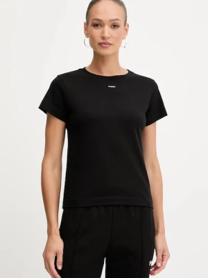Pinko t-shirt bawełniany damski kolor czarny 100373 A2RE