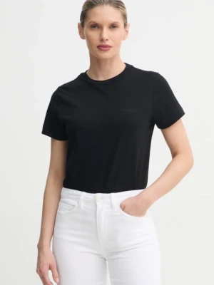 Pinko t-shirt bawełniany damski kolor czarny 101752 A2HN