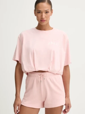 Pinko t-shirt bawełniany damski kolor różowy 104257 A2C0