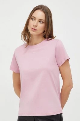 Pinko t-shirt bawełniany damski kolor różowy 100373.A1N8