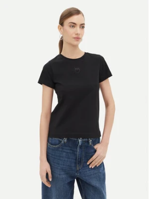 PINKO T-Shirt Bussolotto 100355 Czarny Regular Fit