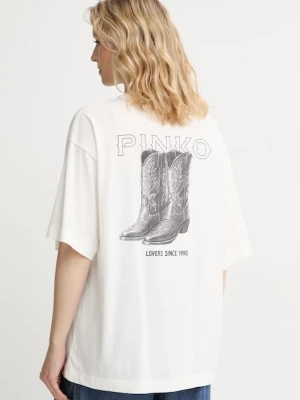 Pinko T-shirt damski bawełniany