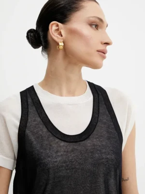Pinko t-shirt damski kolor czarny 105152 A2LS