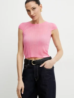 Pinko t-shirt damski kolor różowy 104773 A1ND