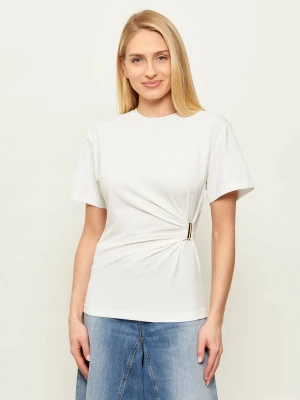 Pinko T-shirt MARY | Slim Fit biały