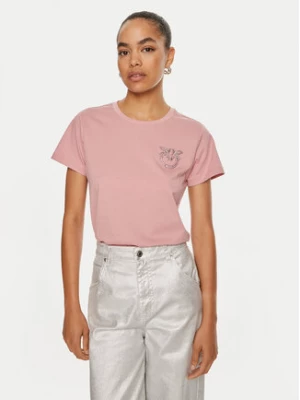 Pinko T-Shirt Nambrone 103320 A24E Różowy Relaxed Fit