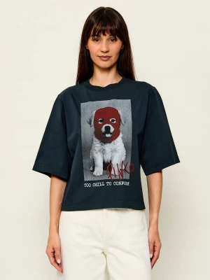 Pinko T-shirt Niamey Punk Dog | Relaxed fit grafitowy