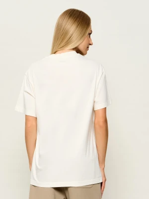 Pinko T-shirt Ogliastro Punk Cat Jer | Relaxed fit ecru