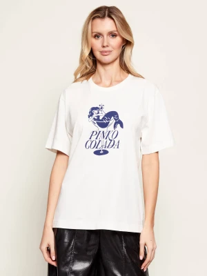 Pinko T-shirt STREPITOSO | Regular Fit biały