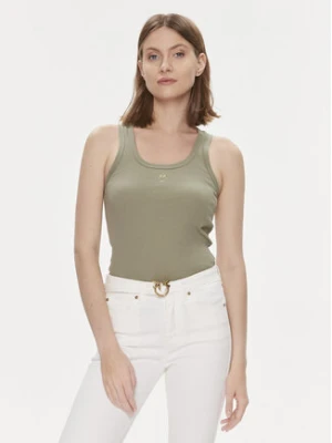 Pinko Top 100807 A0PU Khaki Slim Fit