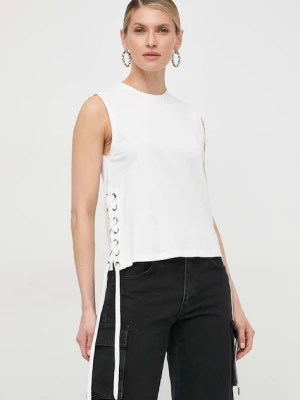 Pinko top bawełniany beżowy