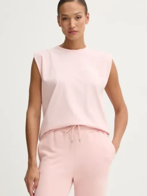 Pinko top bawełniany kolor różowy 104268 A2C0